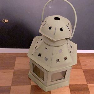 World Market Sage Green Lantern